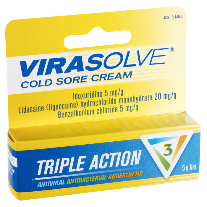 Virasolve Cold Sore Cream 5g