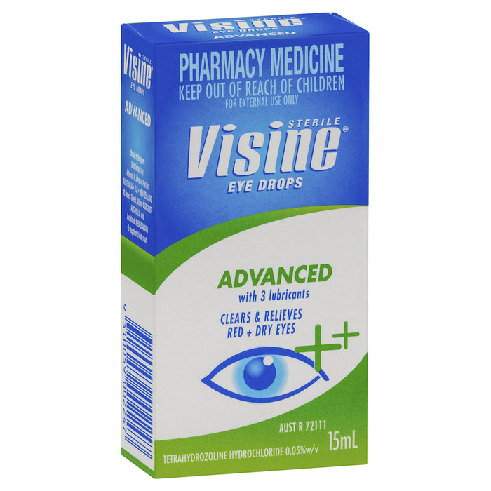 Visine Eye Drops Advanced 15ml