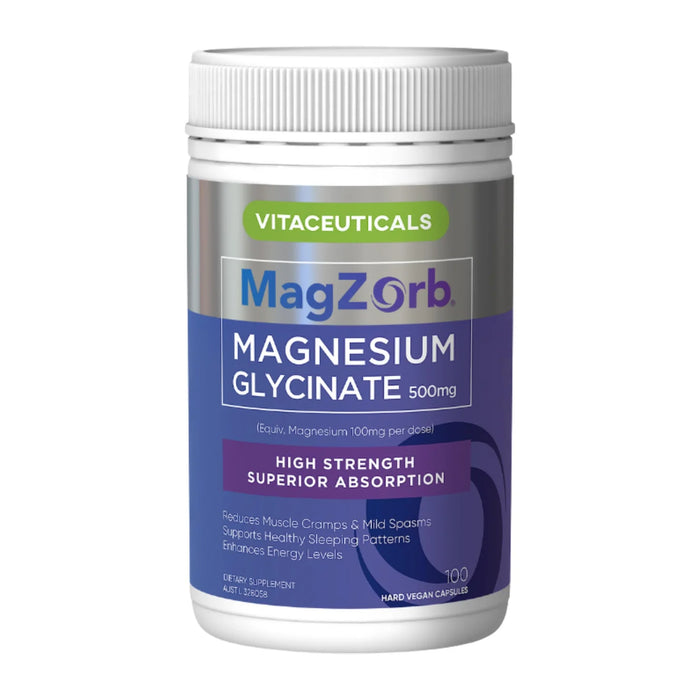 Vitaceuticals Magzorb Magnesium Glycinate 100 Capsules