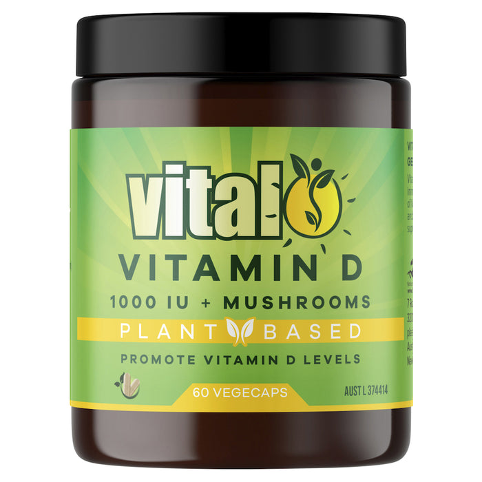 Vital Vitamin D Supplement 60 vege caps