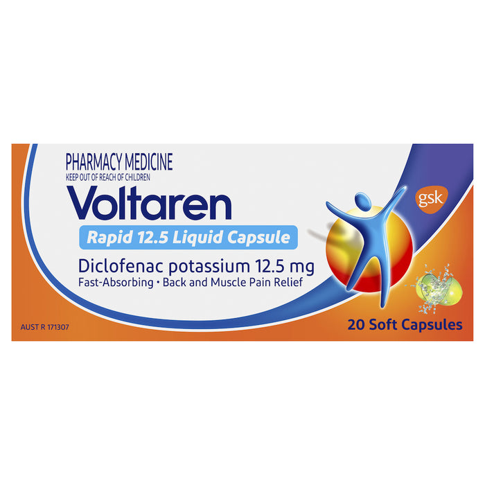 Voltaren Rapid 12.5mg Liquid Capsules 20