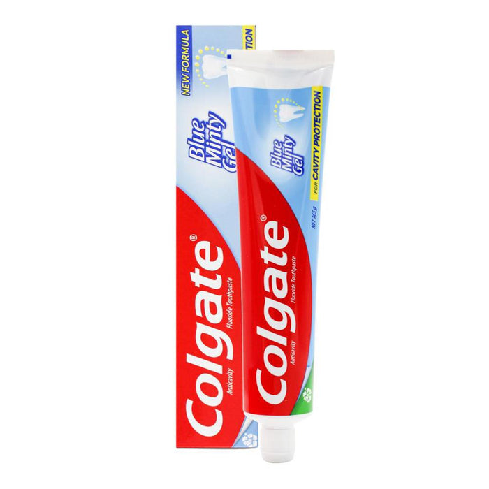 Colgate Toothpaste Fluoride Blue Minty Gel 165g