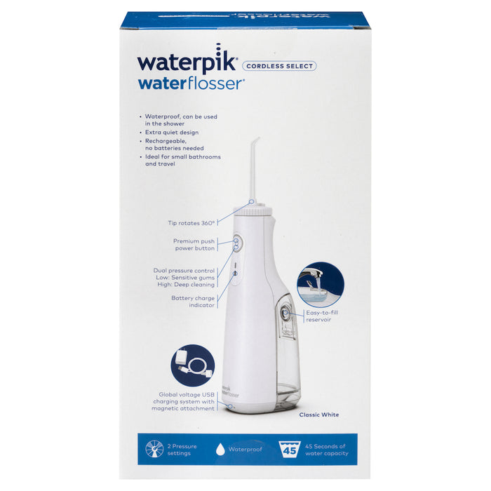 Waterpik Waterflosser Cordless Select White