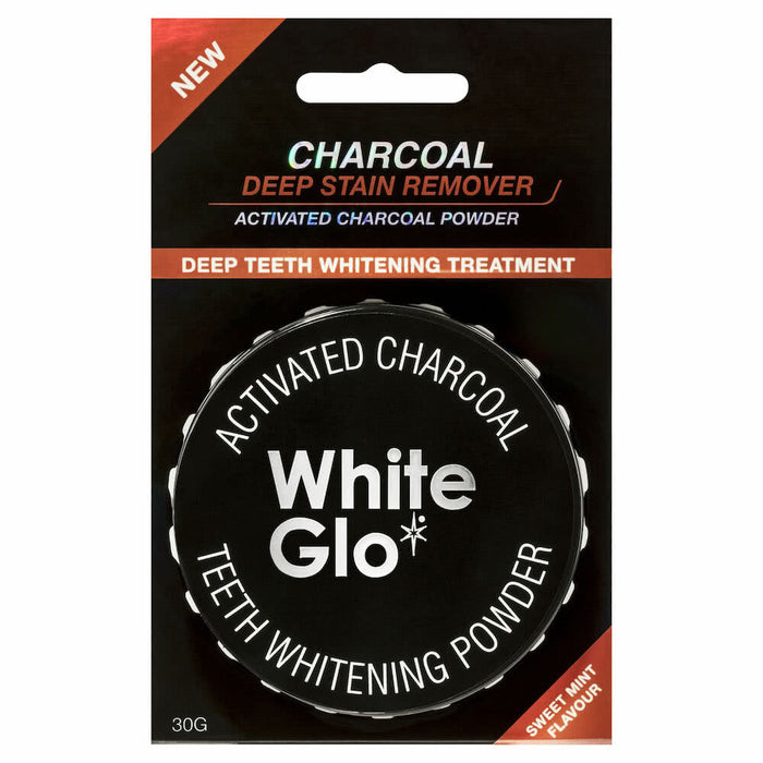 White Glo Activated Charcoal Teeth Whitening Powder 30g