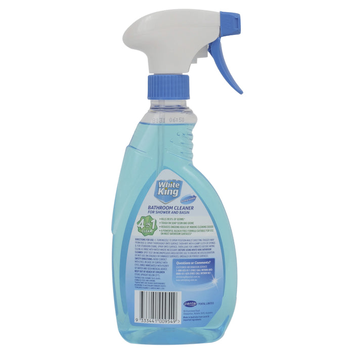 WHITE KING B/ROOM CLEANER BLEACH FREE OCEAN BREEZE 500ML