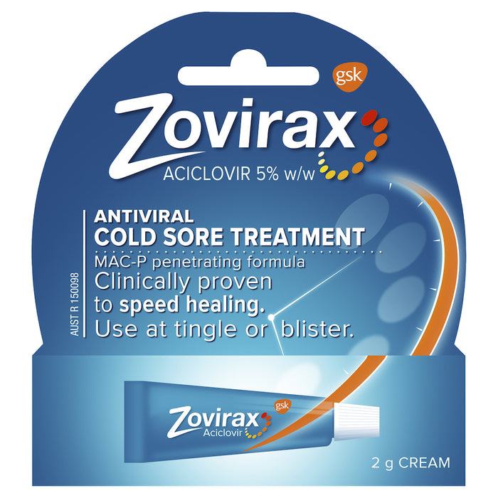 Zovirax Cold Sore Cream Tube 2g