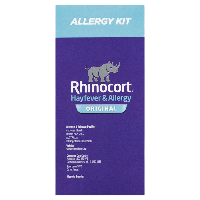 Zyrtec 30 Tab & Rhinocort 60 Nasal Spray Allergy Kit