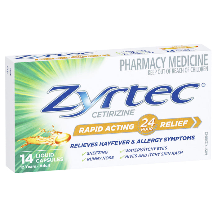 Zyrtec Liquid Capsules 14