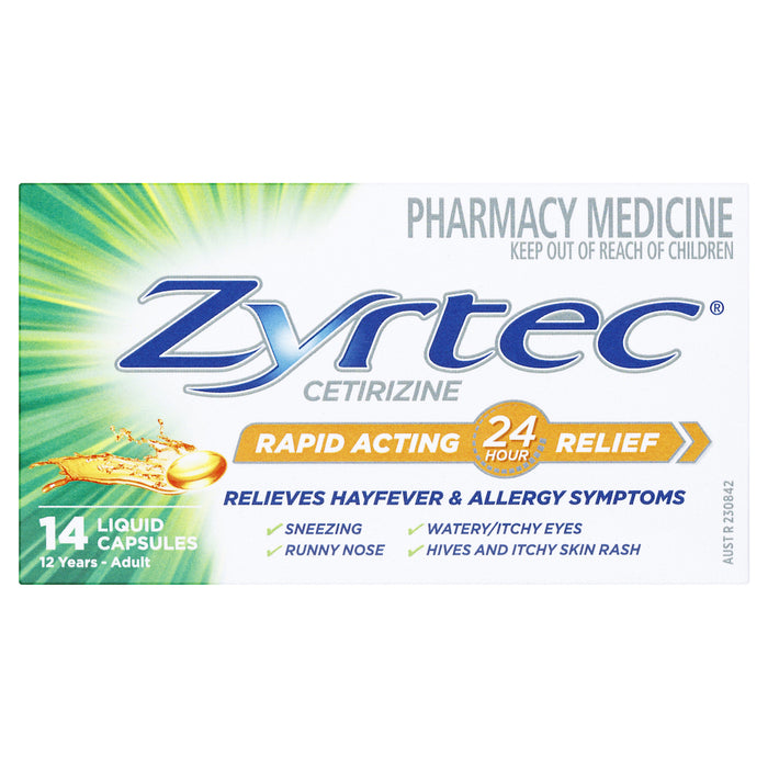 Zyrtec Liquid Capsules 14