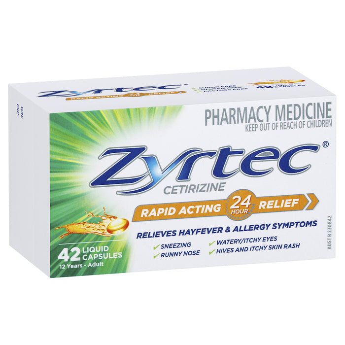 Zyrtec 10mg Liquid Capsules 42