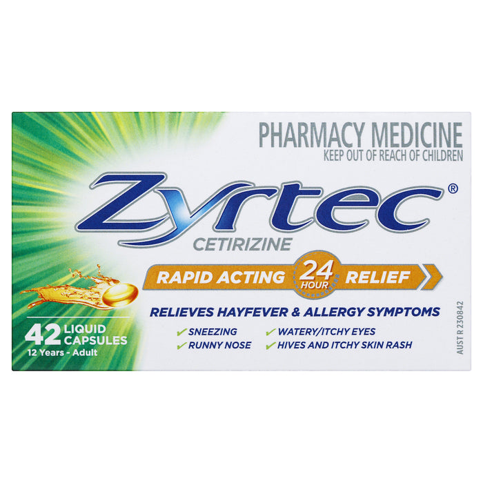 Zyrtec Liquid Capsules 42