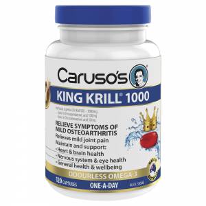 Caruso's King Krill 1000mg Capsules 120