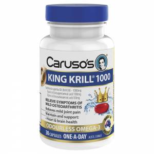 Caruso's King Krill 1000mg Capsules 30