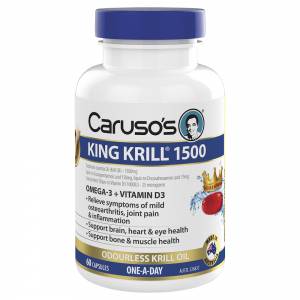 Caruso's King Krill 1500mg Capsules 60