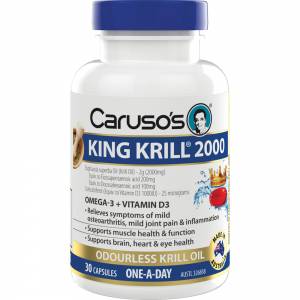 Caruso's King Krill 2000gm King Krill Capsules 30