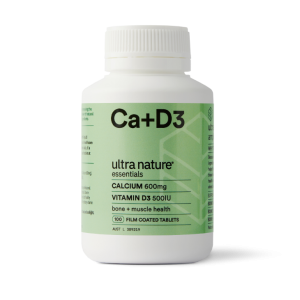 Ultra Nature Essentials Calcium + D3 100 Tablets