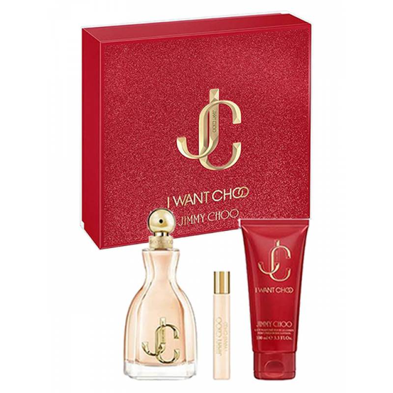 Jimmy Choo I want Choo 100ml EDP 3 Piece Giftset - 3386460121705