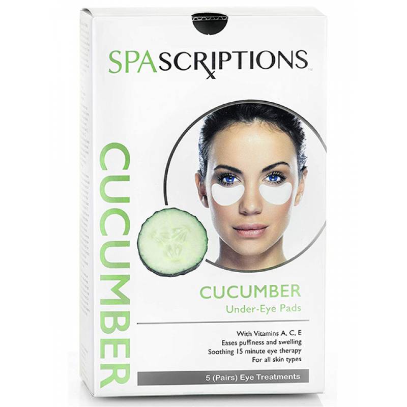 Spa Scriptions Cucumber Under Eye Pads - 814655027639