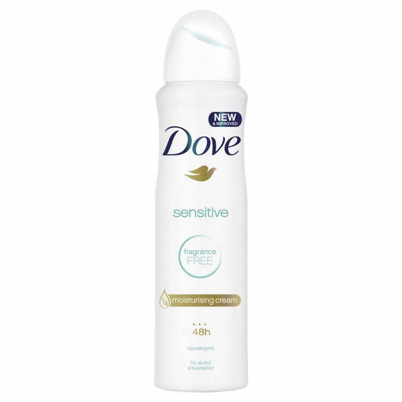Dove Women Antiperspirant Deodorant Aerosol Sensitive 150g
